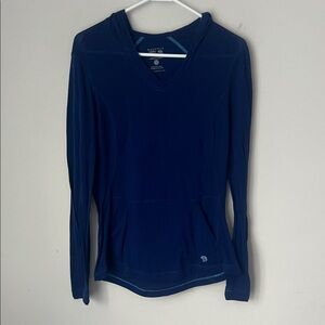 Mountain Hardware Women’s Blue Long sleeve Hiking Top Size Lg 🔲